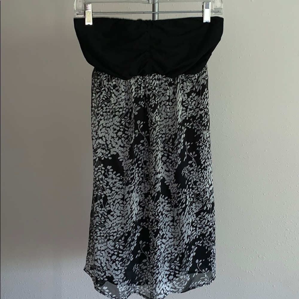 Express strapless dress